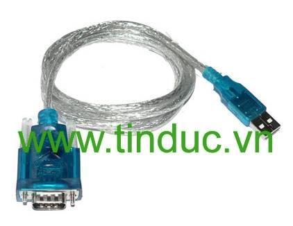 Cáp chuyển đổi từ cổng USB sang cổng RS232 (Cáp dùng theo yêu cầu của một số loại máy tính để bàn)