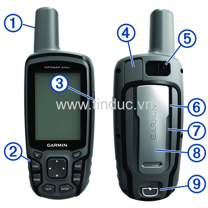 Máy định vị cầm tay Garmin GPSmap 64sc