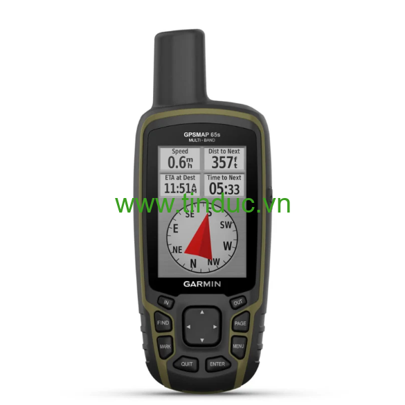 Máy định vị vệ tinh Garmin GPSMAP 65S - Hàng chính hãng