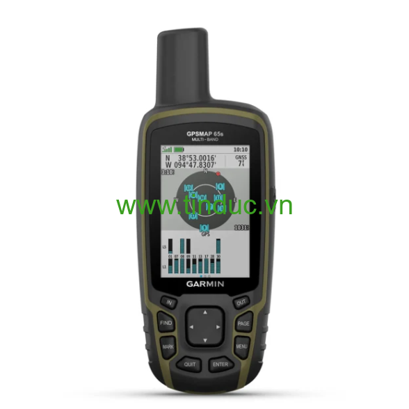 Máy định vị vệ tinh Garmin GPSMAP 65S - Hàng chính hãng