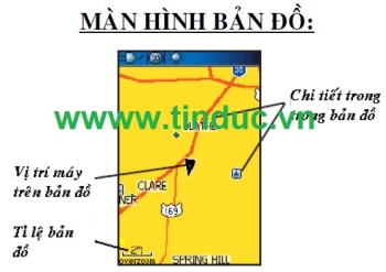 BẢN ĐỒ SỐ TRÊN MÁY ĐỊNH VỊ GPS