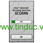Chirp nhận tín hiệu định vị vệ tinh Garmin